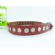 dog leather diamond-collars