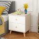 White 35kg 14inch Width Nightstand Bedside Table With Drawers