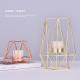 Simple Iron geometric Candle Holder Wedding Home Gem Candle stand Craft