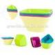 Bamboo Fiber Party Food Containers , Eco Friendly Catering Soup Bowls
