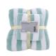 Polyester Towel Bath Towel Sets Wide Striped Colorful Thick Absorbent Coral Fleece Towel
