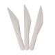 White Smooth Paper Biodegradable Cutlery Forks Knives Spoons 6.3 Inch Practical