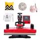 Factory 15 in 1 combo sublimation machine custom t shirt heat transfer printer heat press machine for mug/hat/t shirt