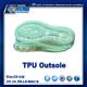 Nontoxic TPU Rubberized EVA Sole , Waterproof Rubber Traction Outsole