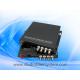 4CH analog video media fiber converter for coaxial and ip camera hybrid application