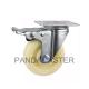 120KG Medium Duty Casters 265Lbs Poly Caster Wheels With Double Brake Device