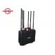 Six Antennas Mobile Phone Blocking Device 75W Portable With 6 Adjustable Frequencies