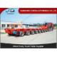 Hydraulic Modular Heavy Equipment Trailers 100 - 120 Tons Payload Multi Axles