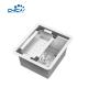 Hot Sale Single Bowl Handmade House Kitchen Sinks Stainless Steel Kitchen Sinks With Filter Basket