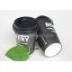 Food Grade Black Coffee Paper Cups , Disposable To Go Coffee Cups Insulated