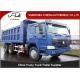 371HP Howo Dump Trailer Truck  , LHD/RHD Drive Type 20cbm 40 Ton End Dump Truck 