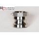 SS 304 SS316 Stainless steel investment casting A adaptor femal camlock coupling