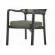 Fabric Leather Dining Room Armchairs Grey Armchair Dining Chair ODM