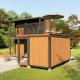 ISO9001 20ft Portable Modular Wooden Garden House Coffee Shop