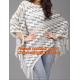 Crochet, Women Sweater Ladies Tassels Poncho Long Knitted Pullovers Knitted Cape Coat