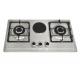 1x1500w Home Kitchen Stove  2 Gas 1 Electric 3 Burner Moka Pot Stove