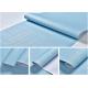 Waterproof Self Adhesive Wallpaper For Furniture Light Blue Easy Peel Off Wallpaper