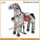 Amusement Park Walking Horse Toy for Kids and Adults, Innovative Riding Zebra in Them Park