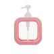 Plastic Pink - Shelled, Transparent - Bodied 500ml Screw - Type Press Lotion Bottle With Refillable Dispenser