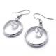Fashion High Quality Tagor Jewelry Stainless Steel Earring Studs Earrings PPE096