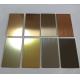 Supply Stainless Steel Architectural Finish Sheets Like Mirror No.8/Brush No.4 / Ti Gold And Etched
