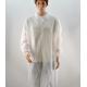 Clean Room Disposable Non Woven Lab Coat SMS Breathable With Elastic Cuff