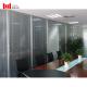 Demountable Glass Wall Systems 1000-4500mm Height Acoustic Glass Partitions