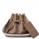 Genuine Leather Composite Bags  Women Handbags Fashion Cowhide Bucket Bag