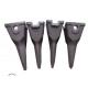 E321 Excavator IU3252TL Point Bucket Tips 3kg For Heavy Equipment Bucket