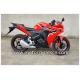 Two Wheel Drag Racing Motorcycles Honda CBR250 With 4 Stroke Water-cooled Red