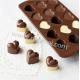 High Quality 15 Cavities Heart Shape Silicone Chocolate Mold Mini Candy Mold