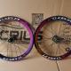 20 Inch Carbon Fiber Wheelset for Road Bicycles 8/9/10/11 Speed Double Wall Rainbow Color