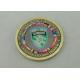 2.0 Inch ISAF NATO OTAN Personalized Coins By Die Casting And Gold Plating