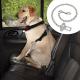 Dog Car Seat Belt Clip Leash Quick Fit Stainless Steel Chain Dog Leash 21 Long