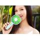 Blow Cool Air Hand Held Electric Fan ,3.7V Rechargeable Battery Operated Fan