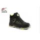 Unisex Black Sport Style Safety Shoes Waterproof Puncture Resistant For Mining