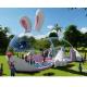 Inflatable Playground Pig Crystal Palace Transparent Bubble Tent With Ocean Ball