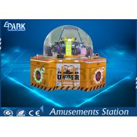 Construction Theme Game Machine For Kids / Crane Claw Machine 4 Player