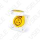 16A 3P 4P 5P Industrial Plug And Socket / Yellow Red Blue Industrial Plug