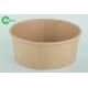 No Smell Custom Printed Disposable Paper Soup Bowls With Cover Lid 1100 ML