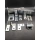 Custom Zinc Plated Flat Plate Angle Strut Fitting Brackets