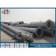 Electric Overhead Steel Tubular Pole For Transmission Line , ISO Certificate