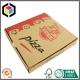 Pizza Take Away Food Grade Paper Carton Box; Color Print Pizza Paper Packaging Box