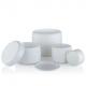 White Body 250ml PP Jars for Cream capacity Industrial Cosmetic Plastic Cap Material