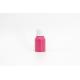 70ml 75ml PET Round Plastic Lotion Bottle Small Hot Pink Cosmetic Packaging Spray Bottle Colorful Flip Cap Screw Cap