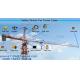 Chinese 70m Tower Crane Building Construction Tools And Equipment