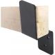 Double Angle Channel Profile Corner Brace Heavy Duty Steel Z Brackets for Wooden Beam