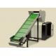 PVC Lifting Horizontal Conveyor Belt System , Steel Inclined Belt Conveyor