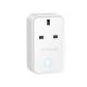 Commercial Wifi Controlled Plug , Wifi Smart Power Plug ABS Flame Retarding Material