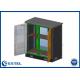 Two Compartment ISO9001 Grey RAL7035 Telecom Outdoor Cabinet